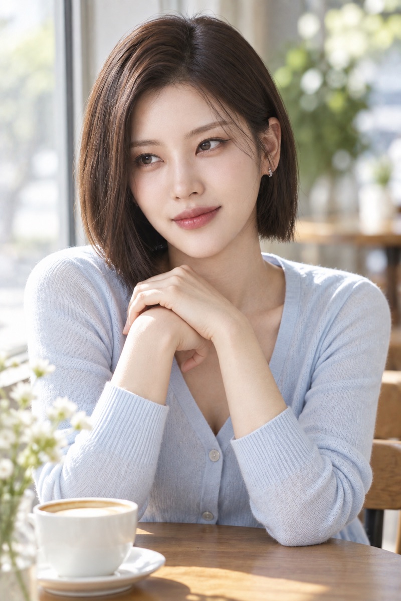 RION at a café